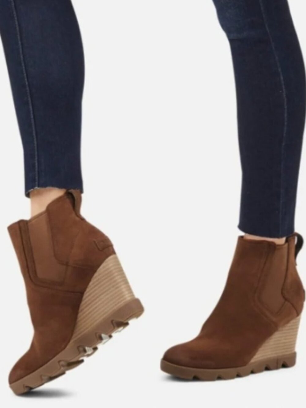 Sorel Joan Uptown Chelsea Wedge Ankle Booties • Size 9.5